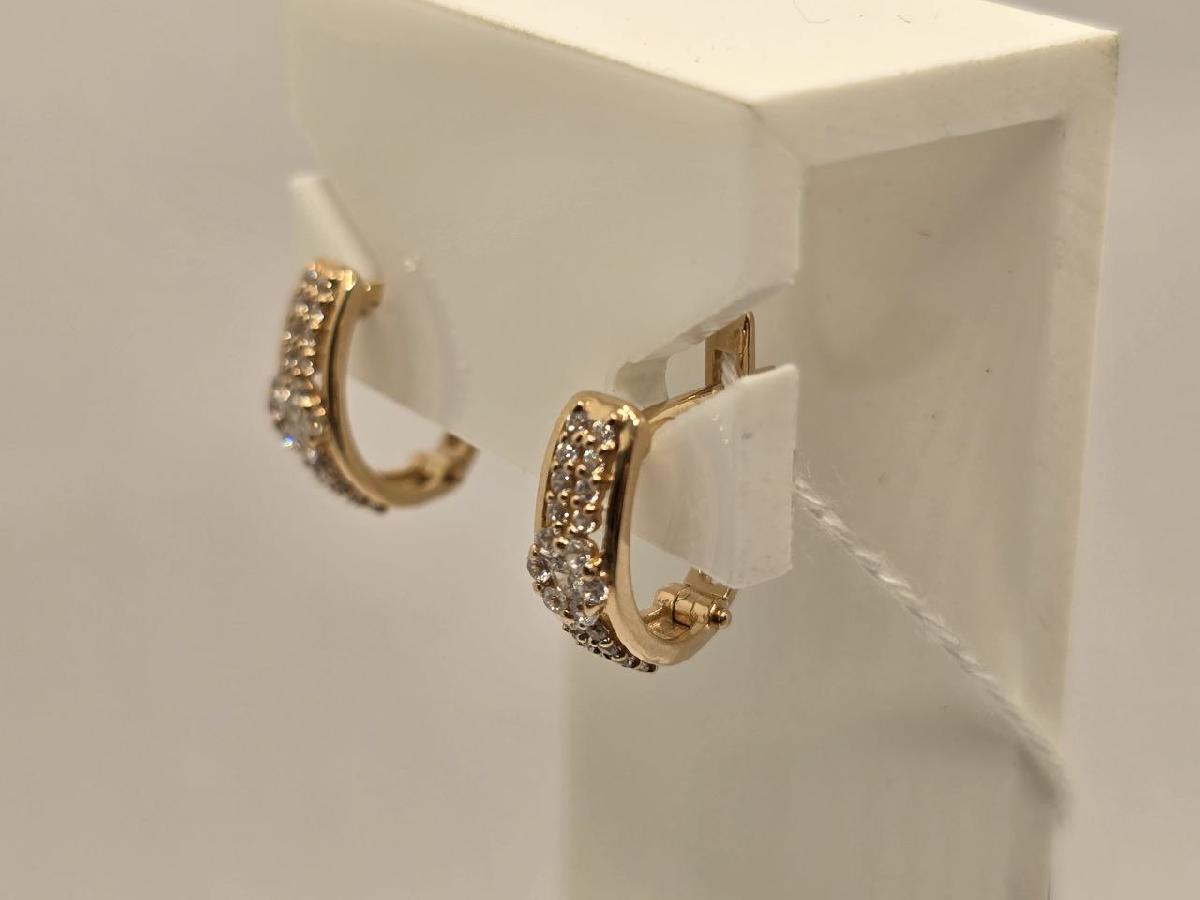 СЕРЬГИ С КАМНЯМИ (Au 585)