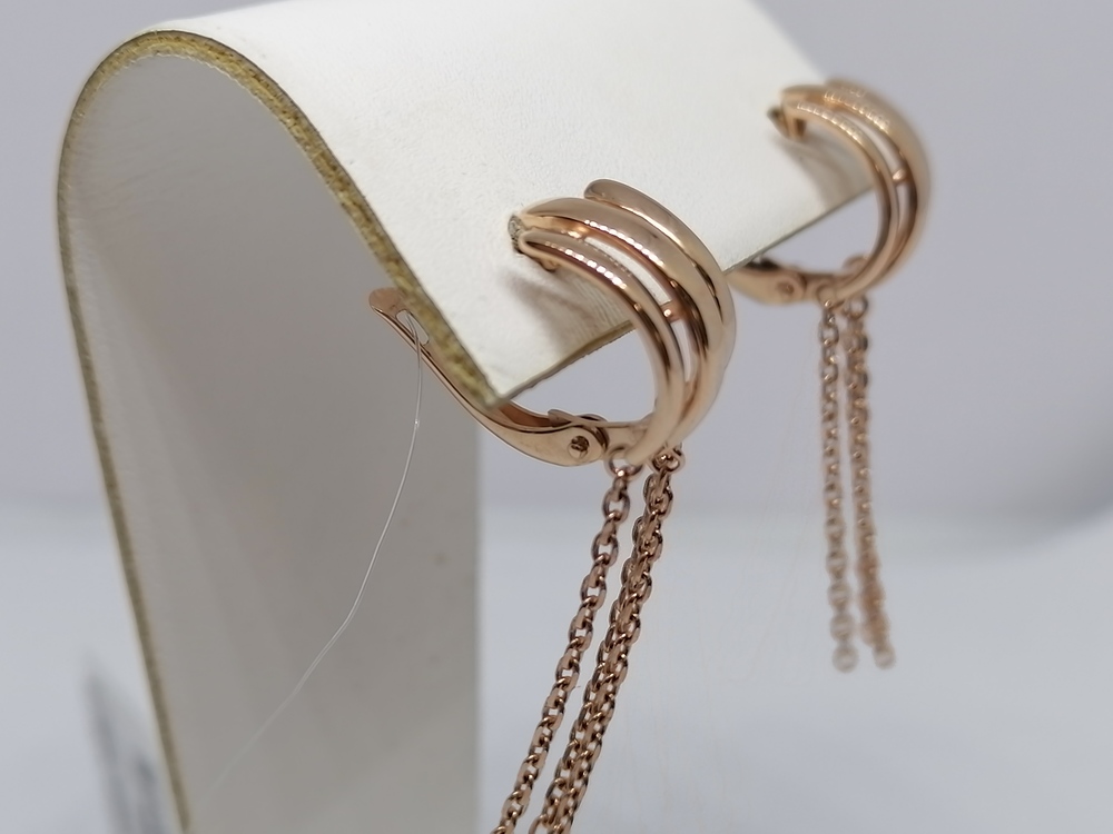 СЕРЬГИ БЕЗ КАМНЯ (Au 585)