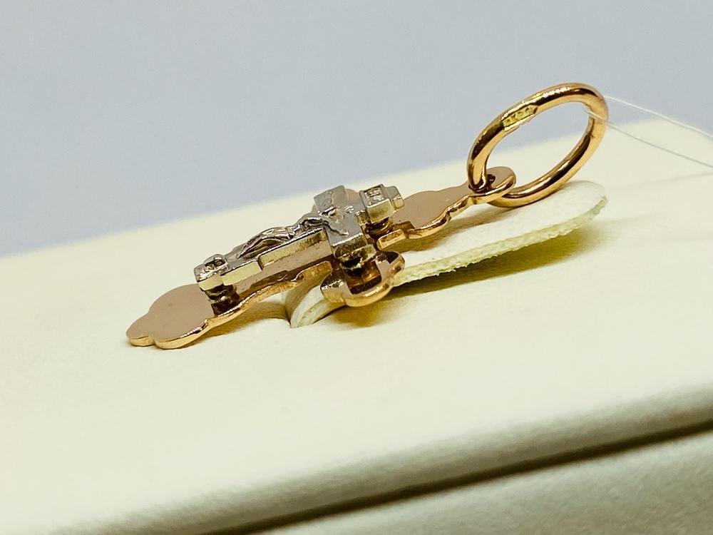 ПОДВЕСКА КРЕСТ (Au 585)