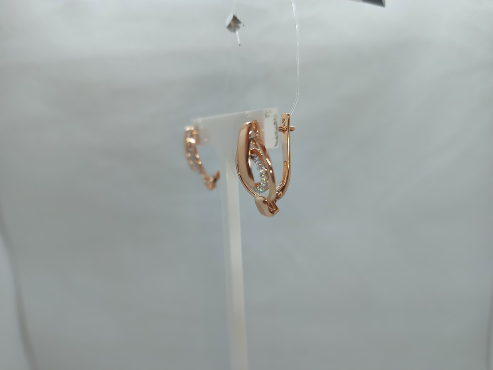 СЕРЬГИ С КАМНЯМИ (Au 585)