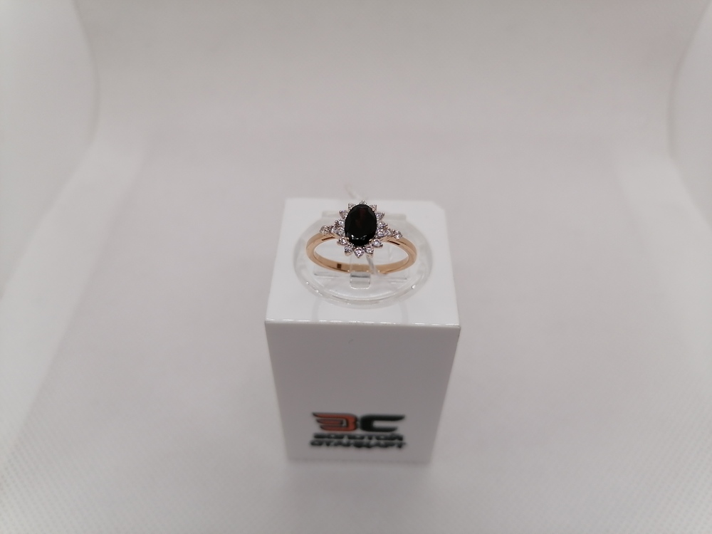 КОЛЬЦО С КАМНЯМИ (Au 585)