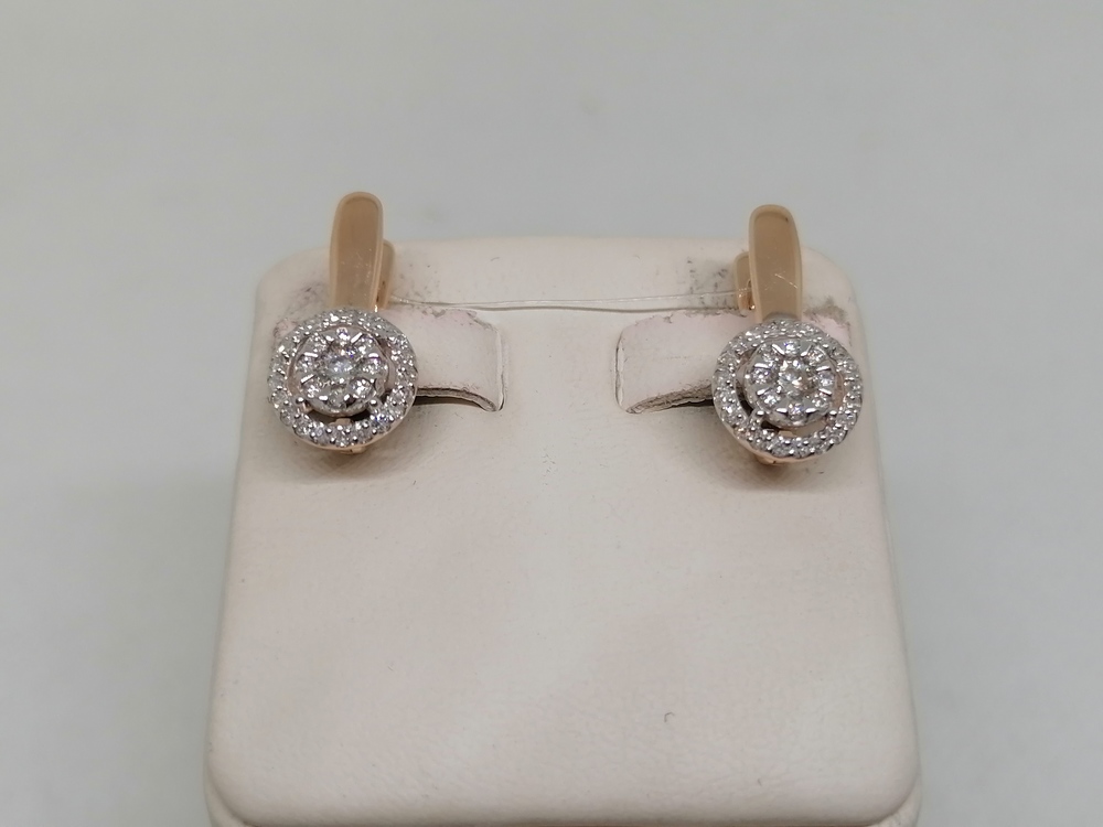 СЕРЬГИ БРИЛЛИАНТ (Au 585)