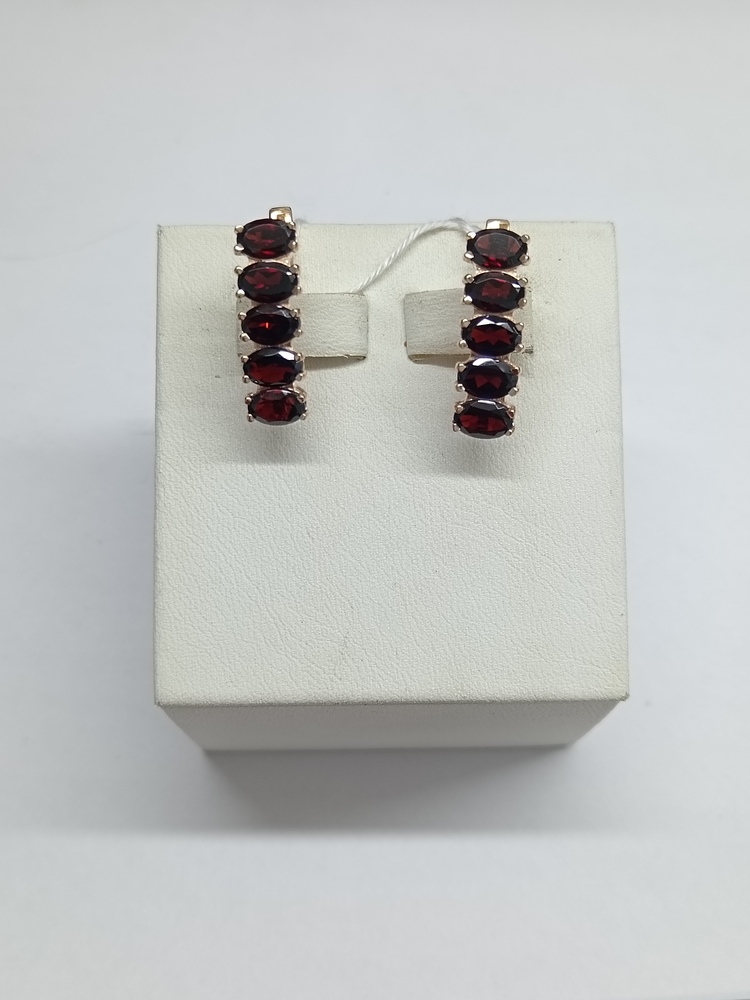 СКМИ585 СЕРЬГИ С КАМНЯМИ (Au 585)