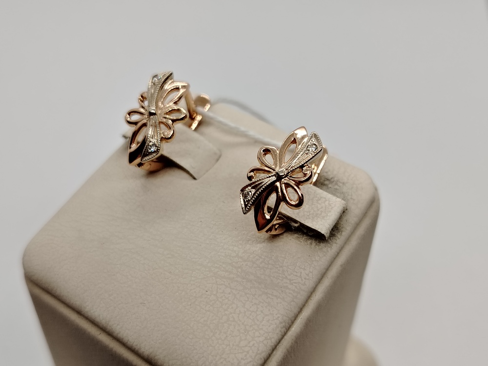 СЕРЬГИ С КАМНЯМИ (Au 585)