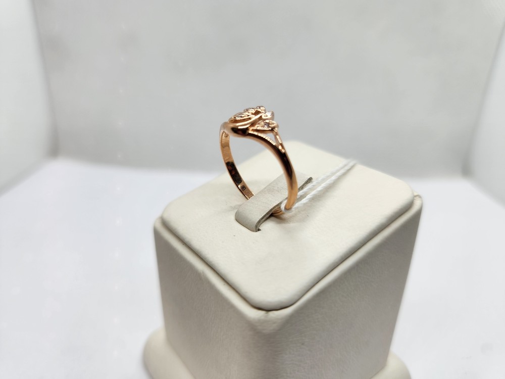 КОЛЬЦО С КАМНЯМИ (Au 585)