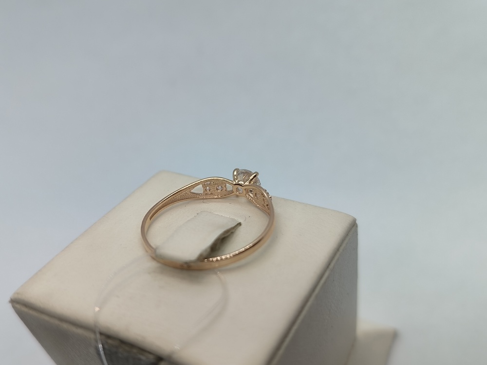 КОЛЬЦО С КАМНЯМИ (Au 585)