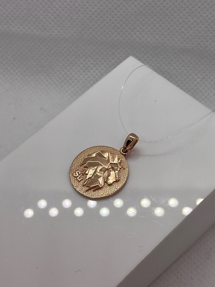 ПОДВЕСКА ЗНАК ЗОДИАКА ЛЕВ (Au 585)