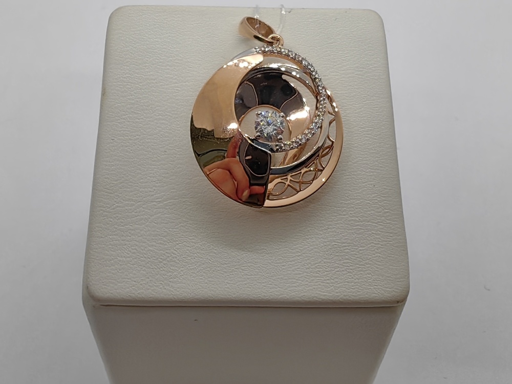 ПОДВЕСКА С КАМНЯМИ (Au 585)