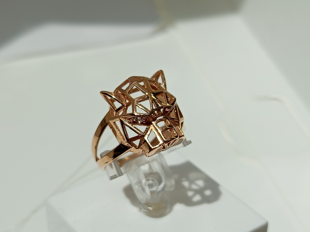 КОЛЬЦО С КАМНЯМИ (Au 585)