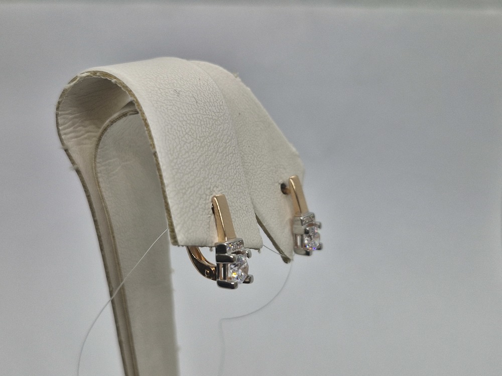 СЕРЬГИ С КАМНЯМИ (Au 585)