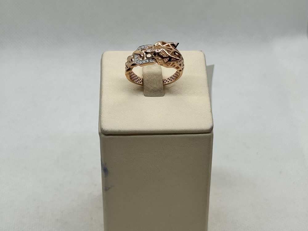 КОЛЬЦО С КАМНЯМИ (Au 585)