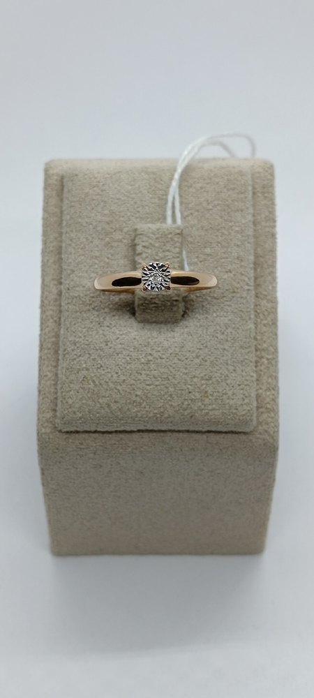 КОЛЬЦО БРИЛЛИАНТ Au 585