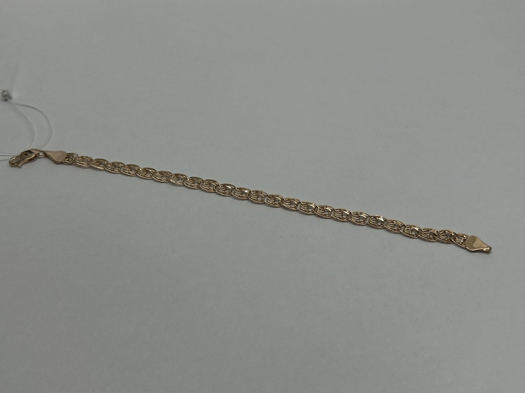 БРАСЛЕТ ПУСТОТЕЛЫЙ Нона бисмарк (Au 585)