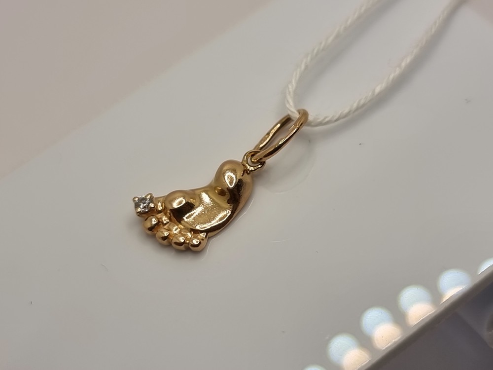 ПОДКМ585 ПОДВЕСКА С КАМНЕМ (Au 585)