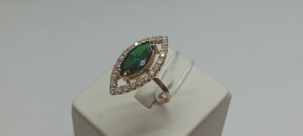 КОЛКМИ585 КОЛЬЦО С КАМНЯМИ (Au 585)