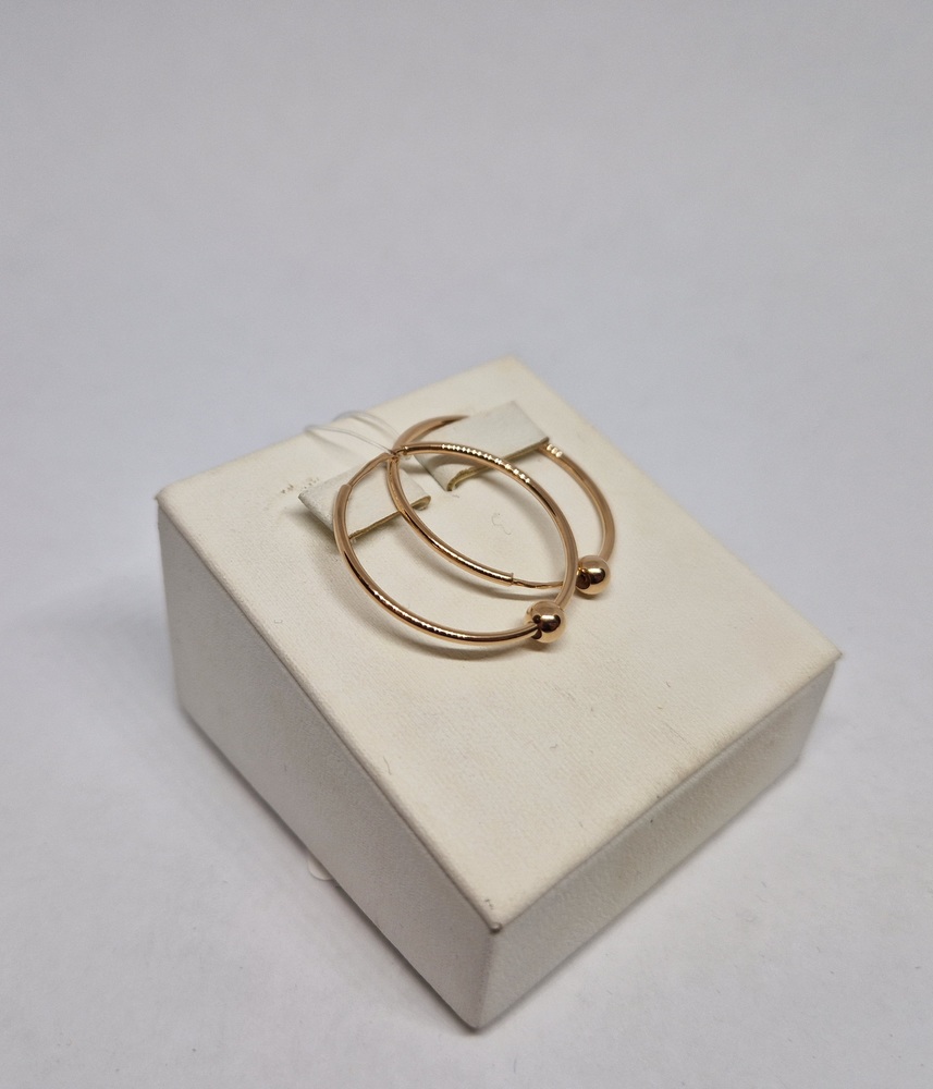 22143-25-1 СЕРЬГИ КОНГО (Au 585)