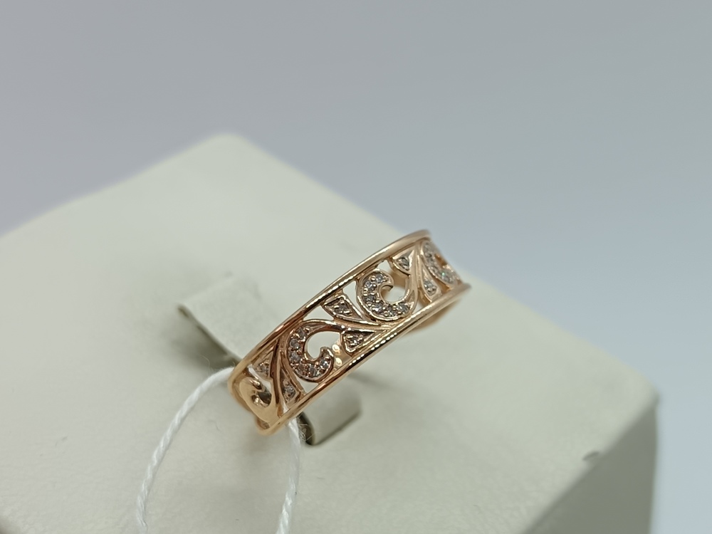КОЛКМИ585 КОЛЬЦО С КАМНЯМИ (Au 585)
