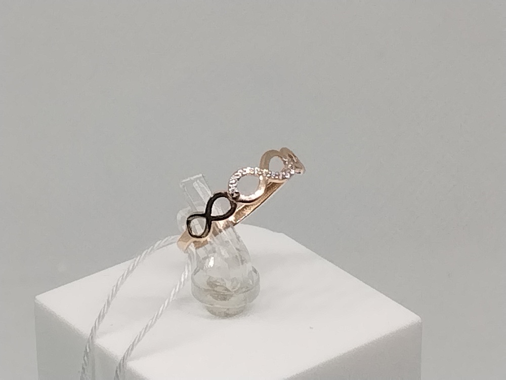 КОЛЬЦО С КАМНЯМИ (Au 585)