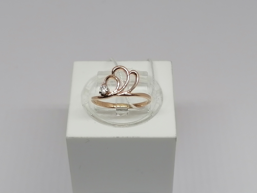 КОЛЬЦО С КАМНЕМ (Au 585)