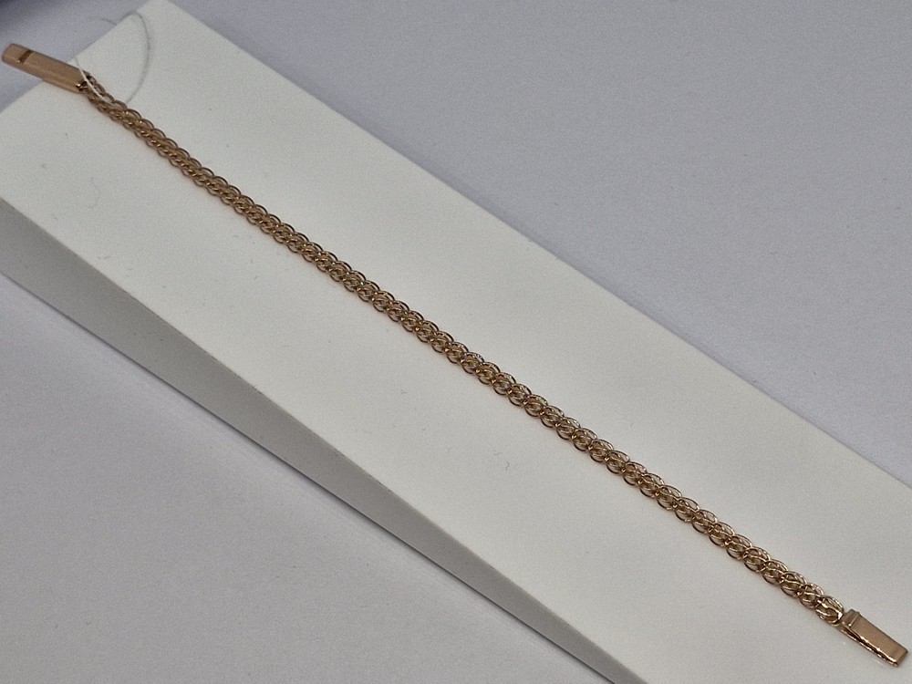 БРАСЛЕТ ПОЛНОВЕСНЫЙ Кайзер (Au 585)