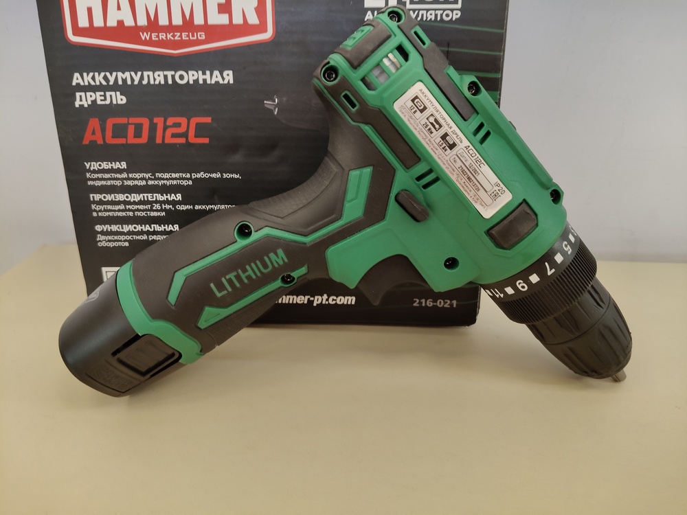 Шуруповерт Hammer ACD 12BS