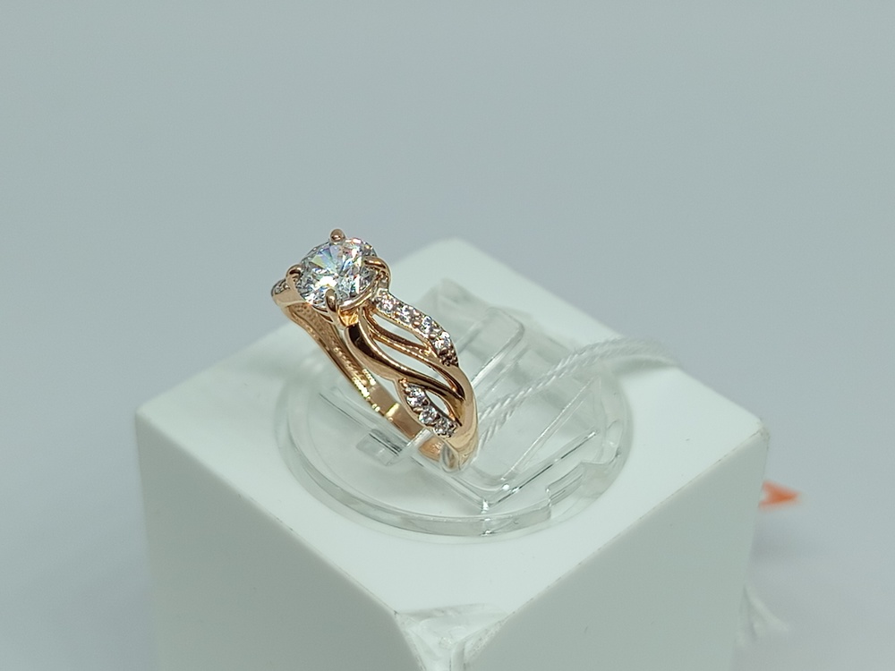 КОЛКМИ585 КОЛЬЦО С КАМНЯМИ (Au 585)