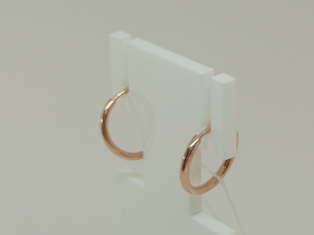 СЕРЬГИ КОНГО без камня (Au 585)