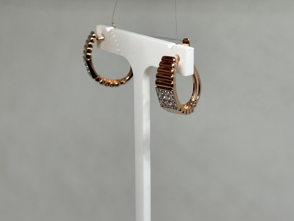 СЕРЬГИ С КАМНЯМИ (Au 585)