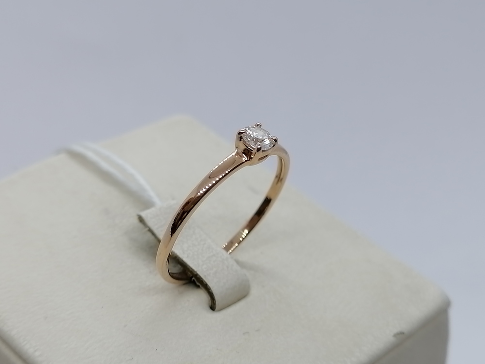 КОЛЬЦО С КАМНЕМ (Au 585)