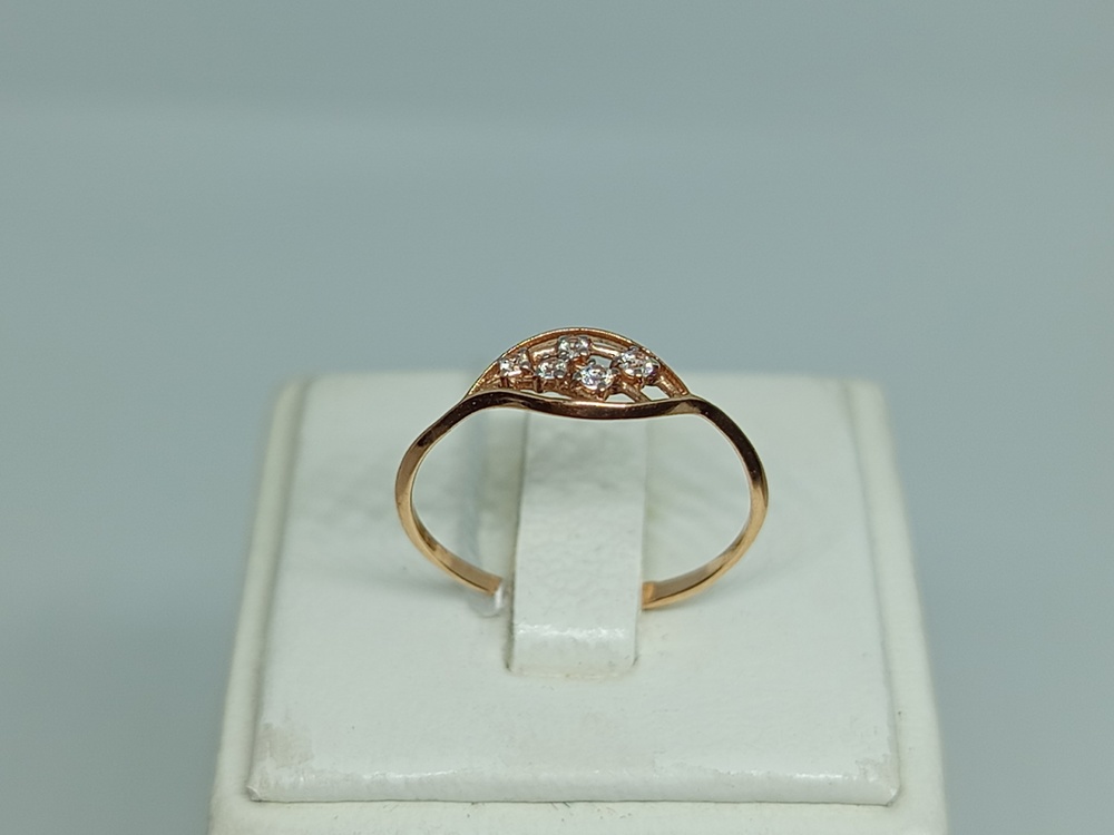 КОЛКМИ585 КОЛЬЦО С КАМНЯМИ (Au 585)