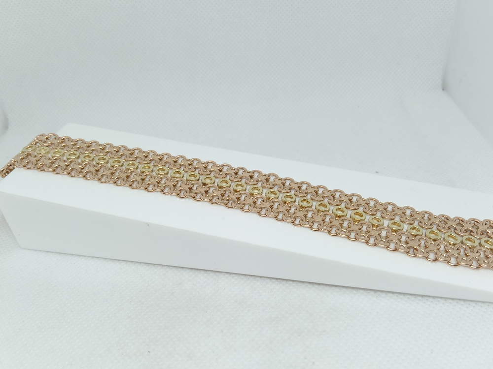 БРАСЛЕТ ПОЛНОВЕСНЫЙ Фантазия Au 583