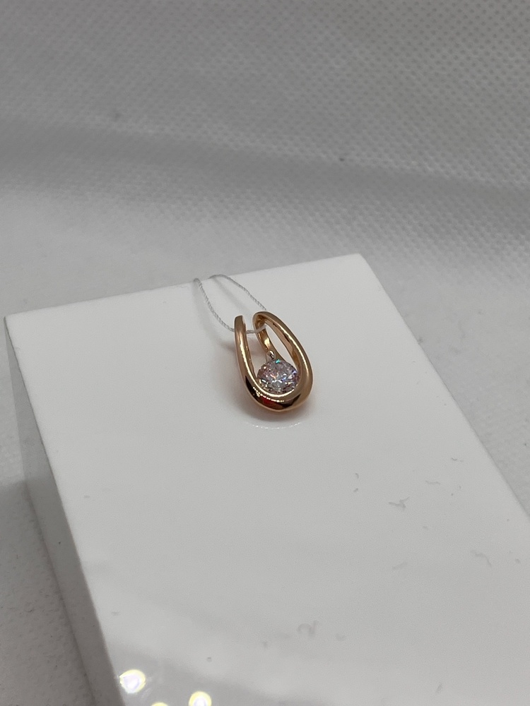 ПОДКМ585 ПОДВЕСКА С КАМНЕМ (Au 585)