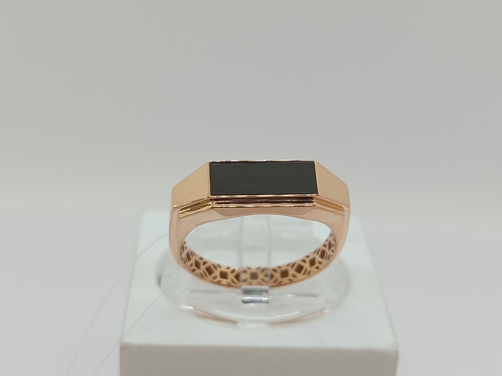 КОЛЬЦО ПЕЧАТКА с камнем (Au 585)