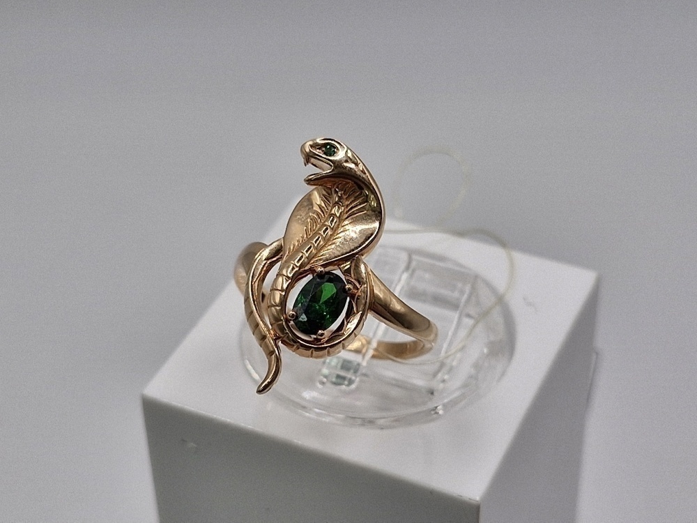 КОЛЬЦО С КАМНЯМИ (Au 585)