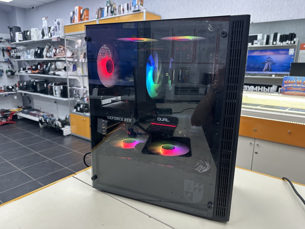 Системный блок Noname; Core i7-9700F, Geforce RTX 5060, 16 Гб, 750 Гб, Нет
