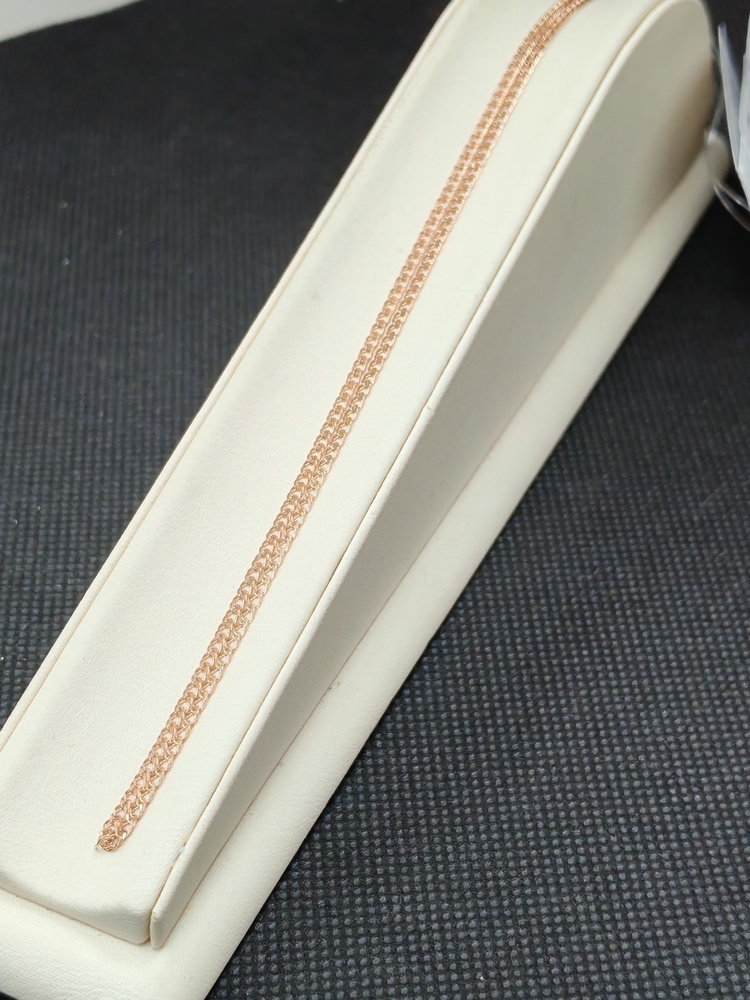 ЦЕПЬ ПОЛНОВЕСНАЯ Ромб двойной (Au 585)