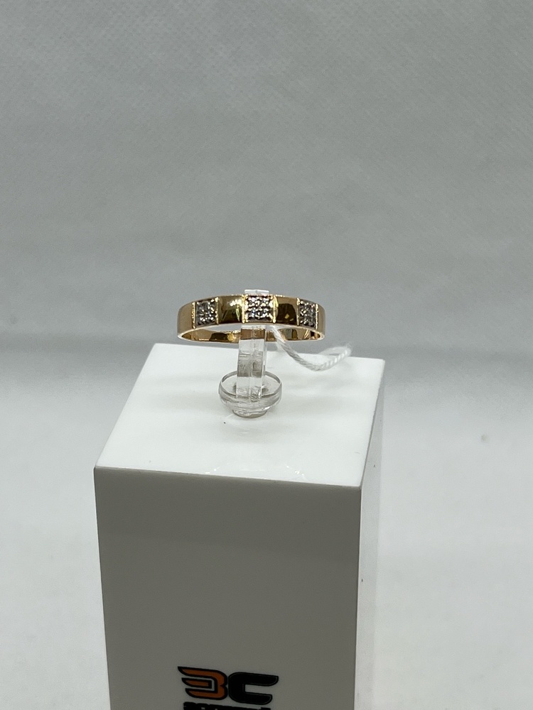 КОЛКМИ585 КОЛЬЦО С КАМНЯМИ (Au 585)