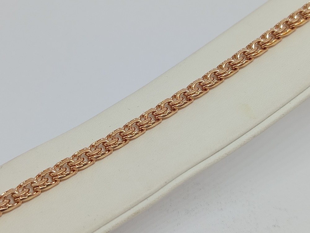 БЛБ585 БРАСЛЕТ ПОЛНОВЕСНЫЙ Бисмарк (Au 585)