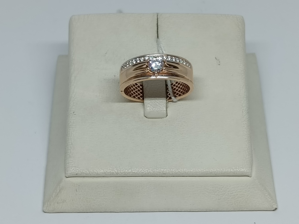 КОЛКМИ585 КОЛЬЦО С КАМНЯМИ (Au 585)