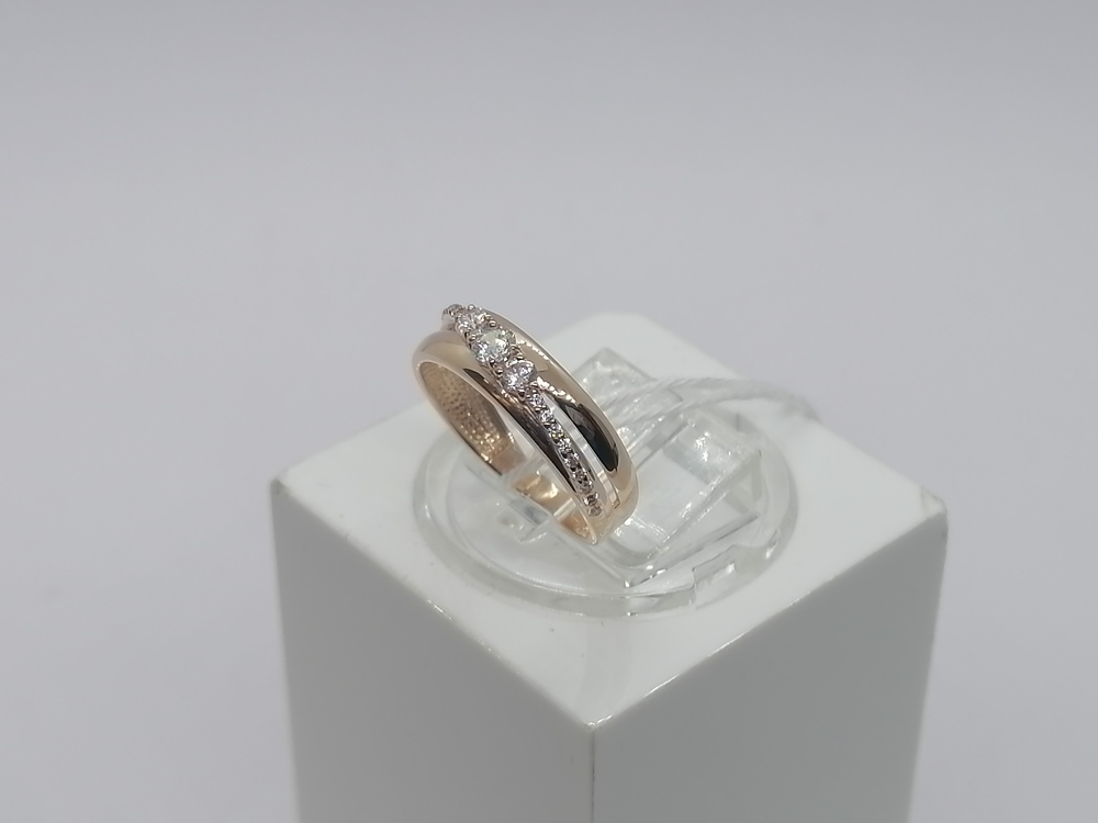 КОЛКМИ585 КОЛЬЦО С КАМНЯМИ (Au 585)