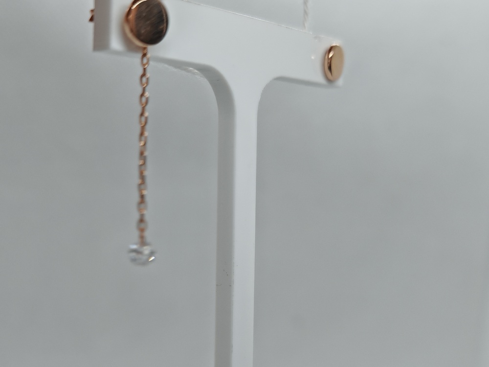 СПУС585 СЕРЬГИ ПУСЕТЫ (Au 585)