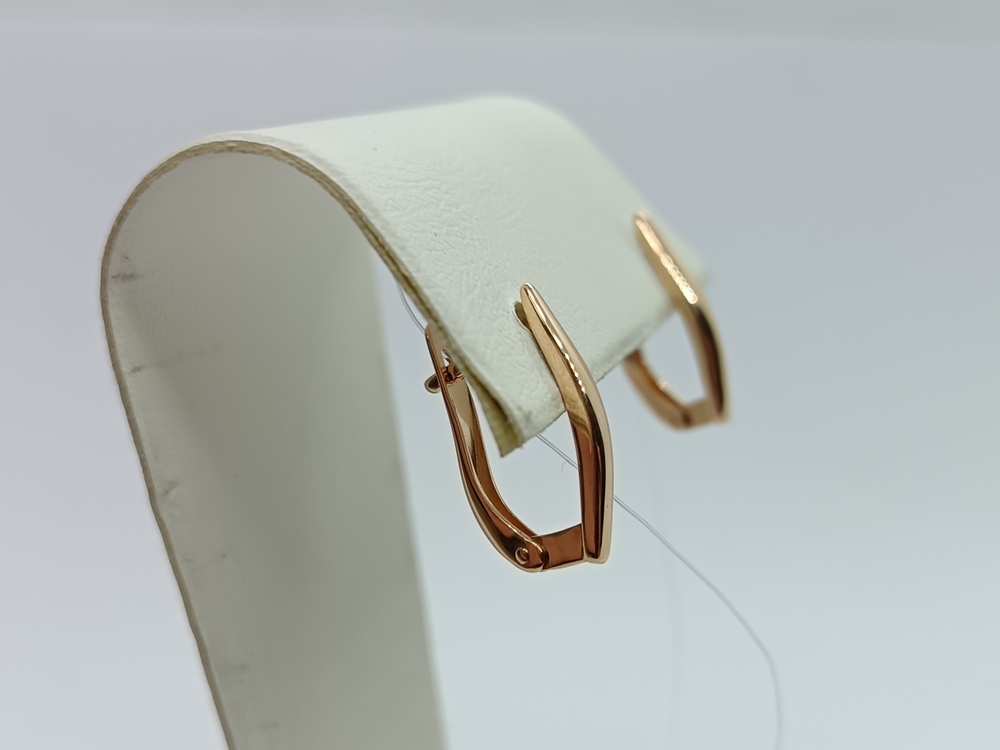 СЕРЬГИ БЕЗ КАМНЯ (Au 585)