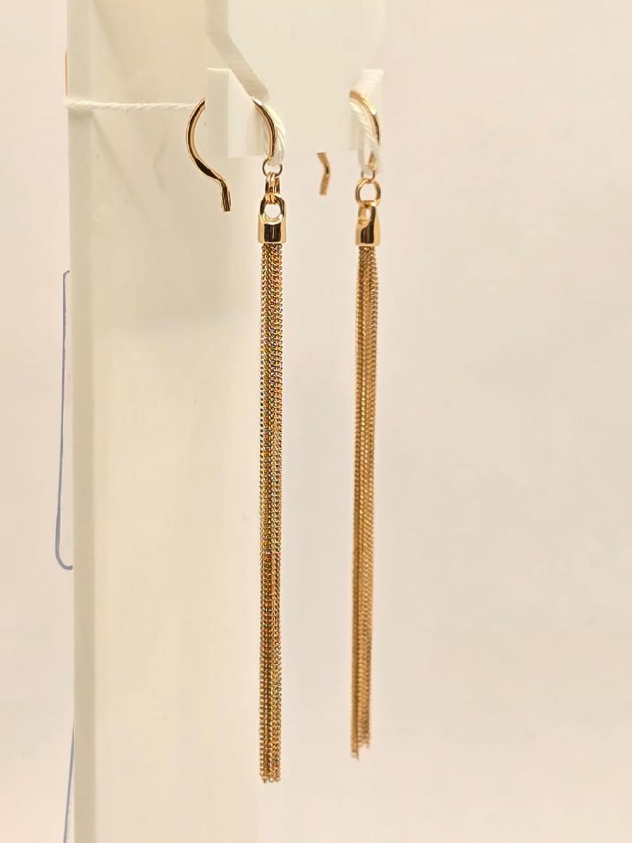 СБКМ585 СЕРЬГИ БЕЗ КАМНЯ (Au 585)