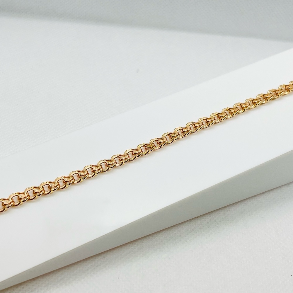 БРАСЛЕТ ПУСТОТЕЛЫЙ Бисмарк Au 585