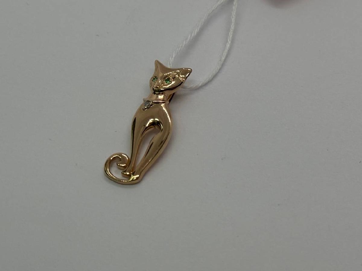 ПОДКМИ585 ПОДВЕСКА С КАМНЯМИ (Au 585)