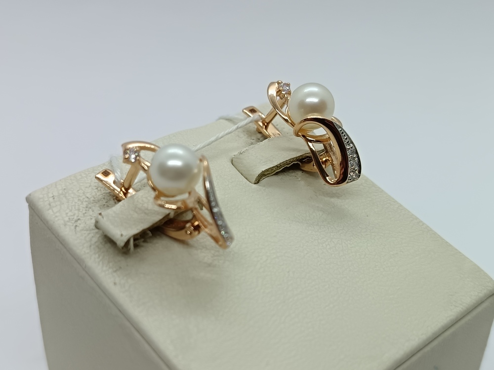 СЕРЬГИ С КАМНЯМИ (Au 585)