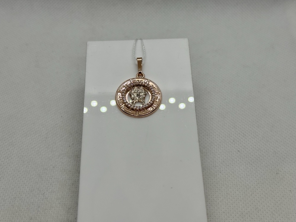 ПОДВЕСКА ЗНАК ЗОДИАКА БЛИЗНЕЦЫ с камнями (Au 585) ПОДВЕСКА ЗНАК ЗОДИАКА БЛИЗНЕЦЫ с камнями (Au 585)