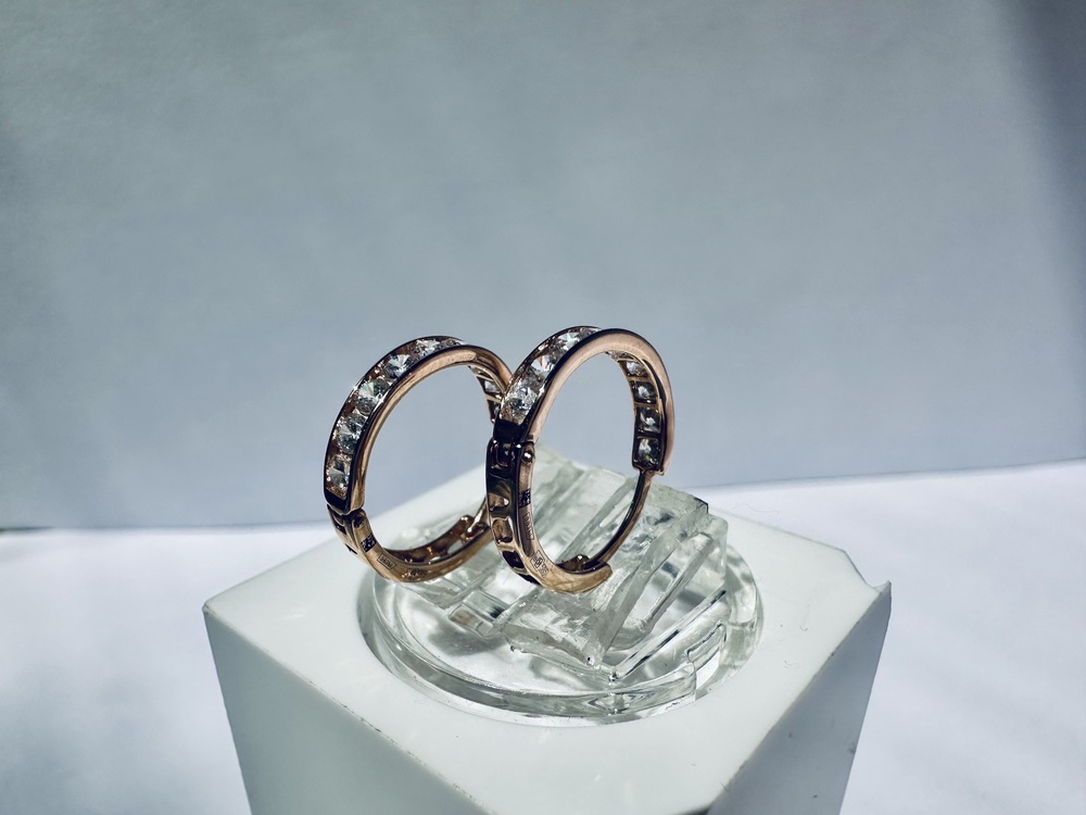 СКМИ585 СЕРЬГИ С КАМНЯМИ (Au 585)