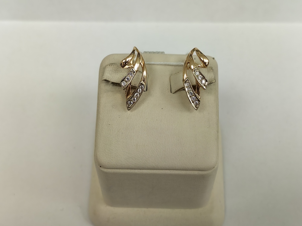 СЕРЬГИ С КАМНЯМИ (Au 585)