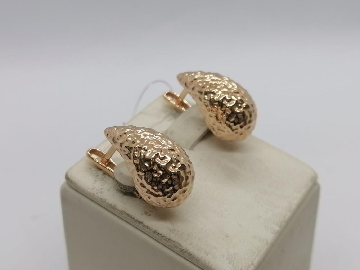 СЕРЬГИ БЕЗ КАМНЯ (Au 585)